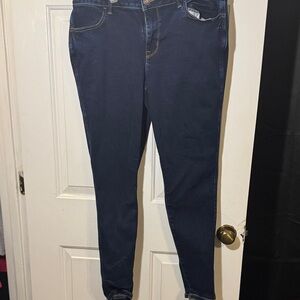 Dark wash Women's Jeans Jegging Midrise